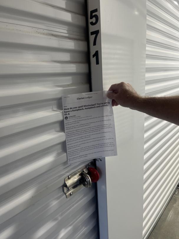 Storage Unit Auction in MS at Pak N Stack Hwy 98 ends on 30th